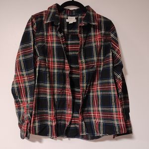 L.L. Bean Scotch Plaid Slightly Fitted Flannel in Stewart Tartan